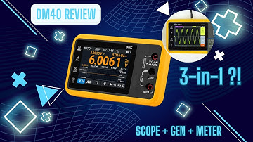 DM40 Multimeter + Oscilloscope & Signal Generator — Is It the Ultimate 3-in-1 Tool? #tools