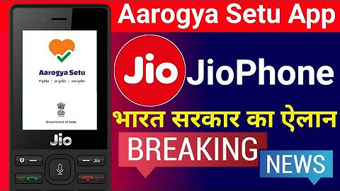Aarogya Setu App on Jio Phone | Reliance Jio Phone App Update