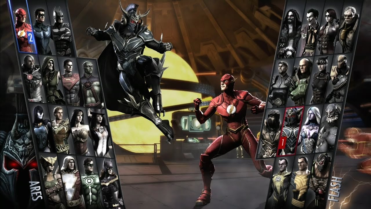 Ares Vs Flash INJUSTICE Gods Among Us