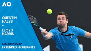 Quentin Halys v Lloyd Harris Extended Highlights | Australian Open 2024 First Round