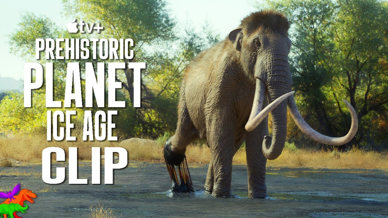 Колумбийский мамонт застрял в смоле | Prehistoric Planet: Ice Age | ОФИЦИАЛЬНЫЙ КЛИП