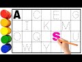 Paint Alphabets A to Z | Fun ABC Learning with Colors for Kids &amp; Toddlers #abcd #aforapple 
