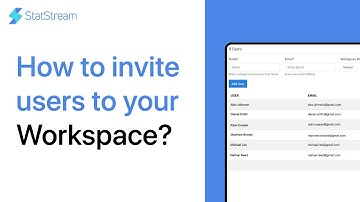 How to Invite users to your Workspace | StatStream CMMS