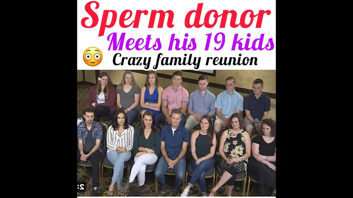 😳OMG! WTF 😳SPERM DONOR meets 19 of his KIDS all at ONCE 🫣 this is CRAZY ICONIC 🧐 #sperm #family