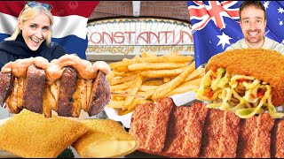 An Aussie Tries Dutch Snackbar Food!
