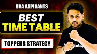 NDA 2026 Daily Study Plan 📚 NDA 1 2026 Maths + GAT Strategy 🚀Best Self Study Planner