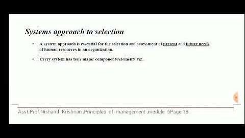 HS 300 Principles of management, module 5 - Asst Prof Nishanth Krishnan