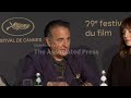 Andy Garcia moved to tears at Cannes press conference for his new film "Diamond"