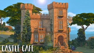 Castle Café 🏰☕...(Sims 4 Speed Build)