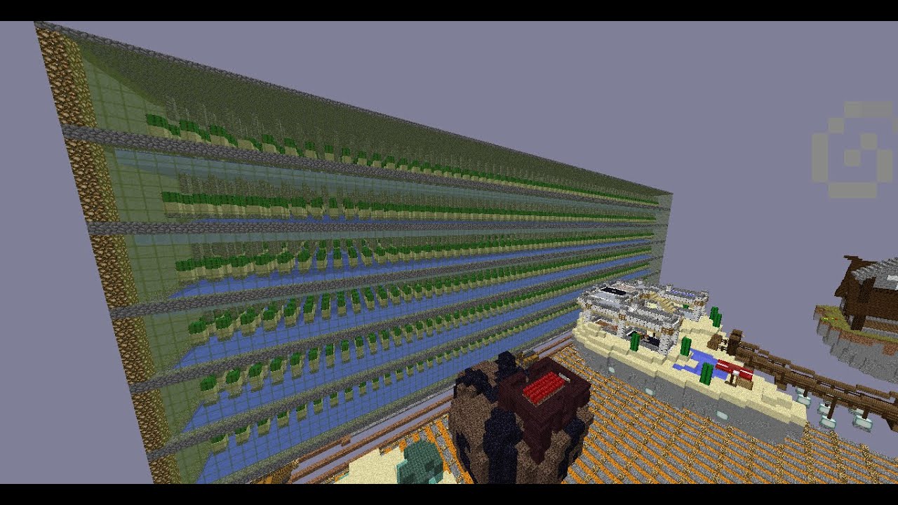 Blowing up the BIGGEST cactus farm | Hypixel Skyblock