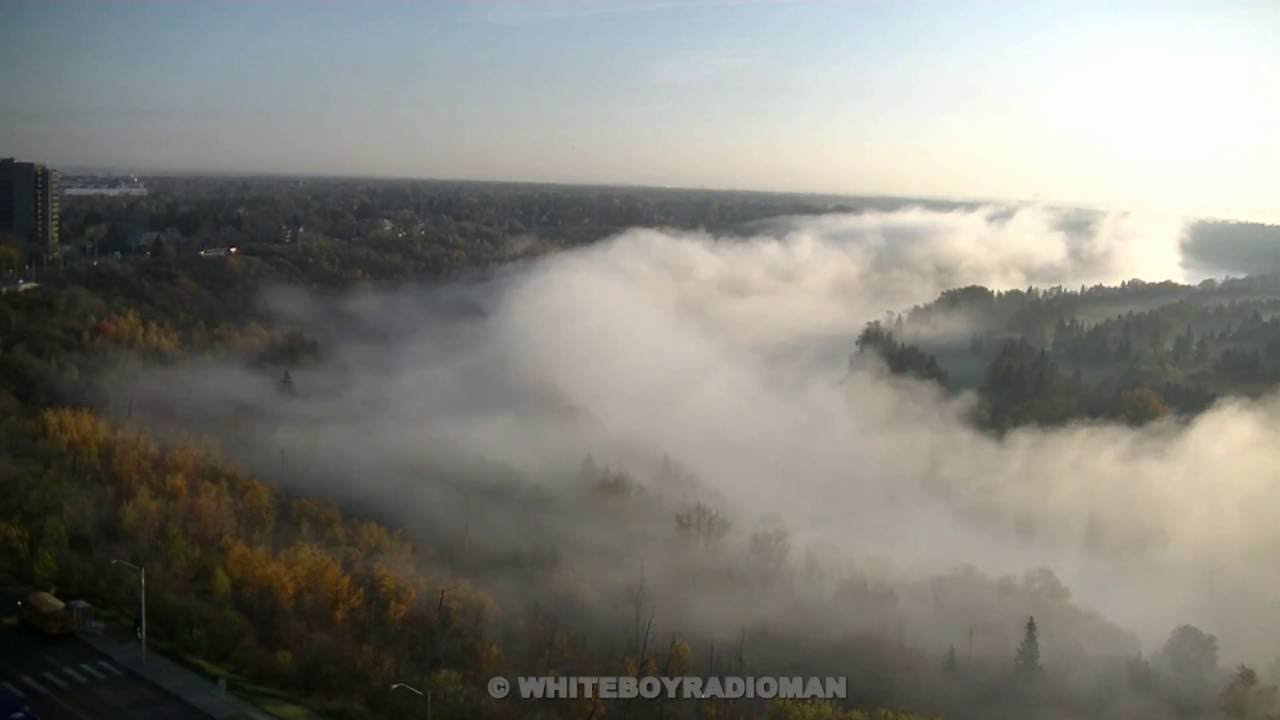 Morning Mist Burn Off Edmonton, AB YouTube