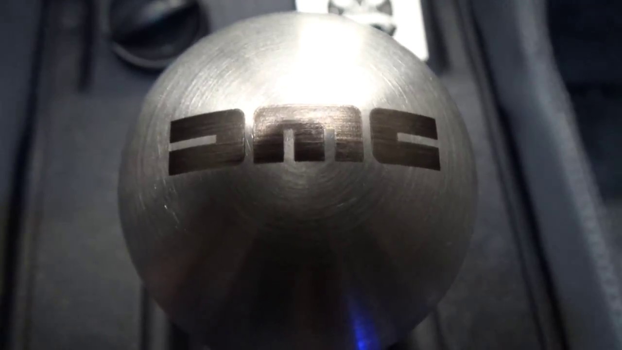DeLorean DMC Stainless Steel Shift Knob unboxing and installation