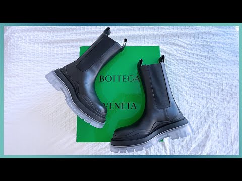 Bottega Veneta Tire Boots Unboxing, Sizing and Review ! 