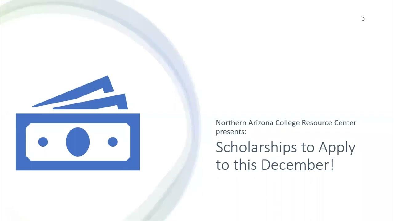 December Scholarships YouTube