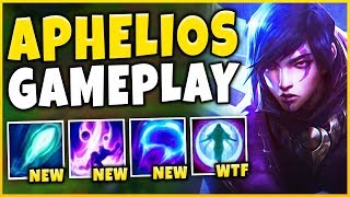 *APHELIOS GAMEPLAY* THIS CHAMPION IS INSANELY BROKEN (INFINITE SPELLS) - League of Legends