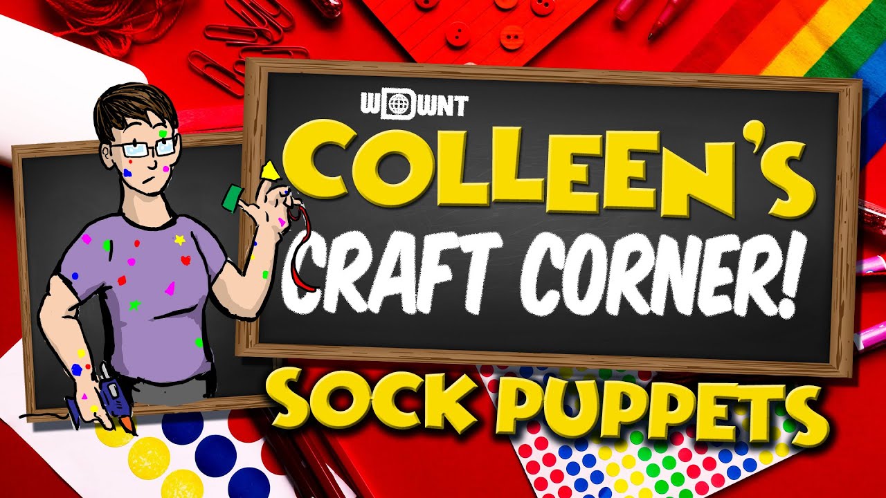 Colleen's Craft Corner: Sock Puppets  - WDWNT Live
