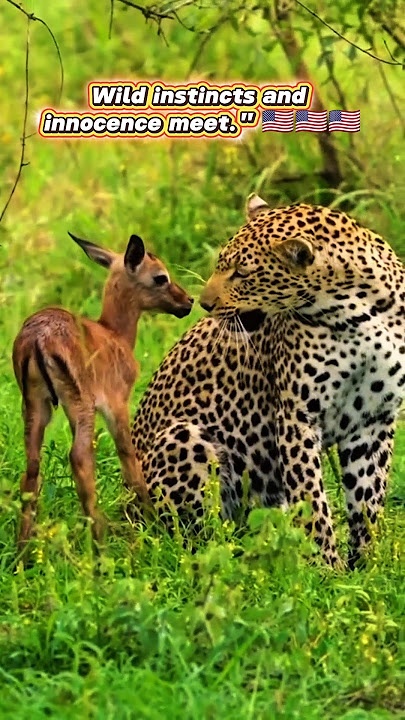 Instinct and Innocence Meet 🇺🇲🇺🇲 #animals
