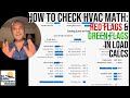 HVAC Load Calc Math: Quick Checks for Page 1 in your HVAC Design