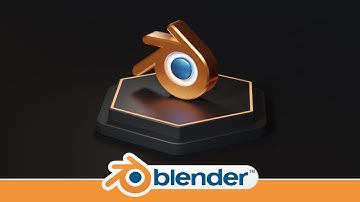 Bezier Curves training in Blender 2.8: making a 3D Blender Logo with Podium