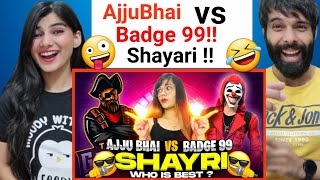 Badge99 VS Ajjubhai94 Shayri || Who is Best ? || Garena Free Fire || Badge99 | Total Gaming Reaction