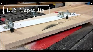 DIY Taper Jig for any table saw