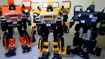Transformers Alternators: Hound, Rollbar & Swindle