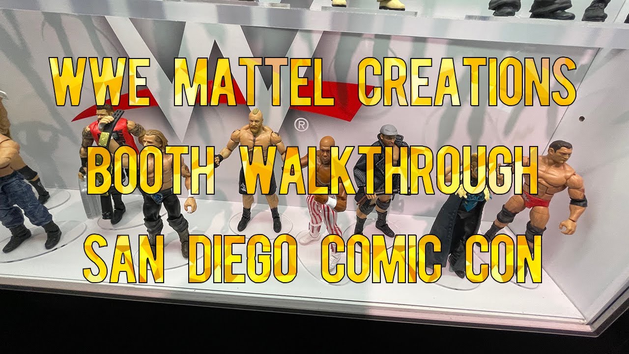 San Diego Comic Con 2023: WWE Mattel Creation Booth Tour