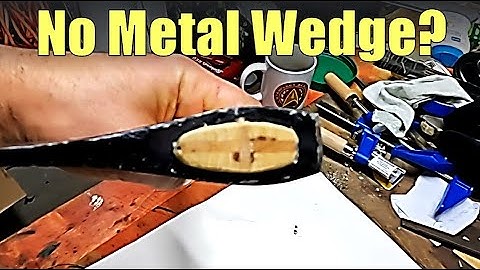 Hanging an Axe with No Metal Wedge