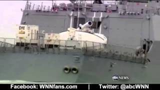 Navy's New Laser Weapon Blasts Bad Guys From Air, Sea