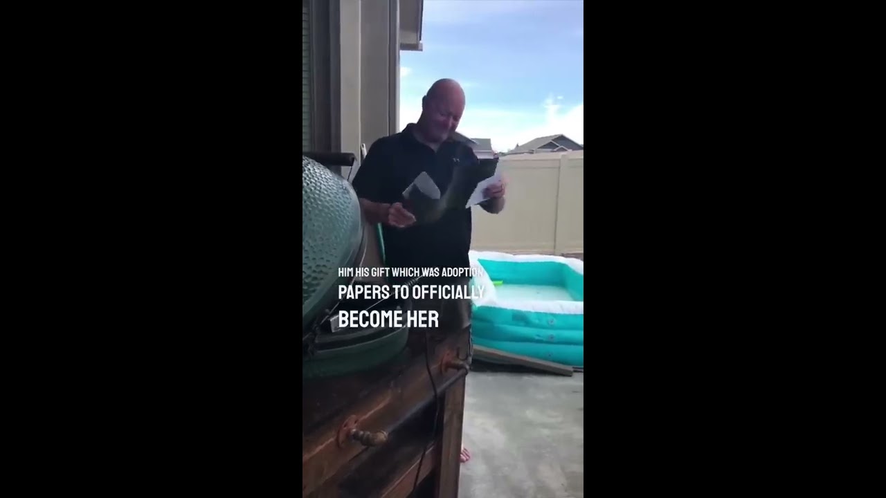 She Surprised Her Stepdad With Adoption Papers On Father S Day 