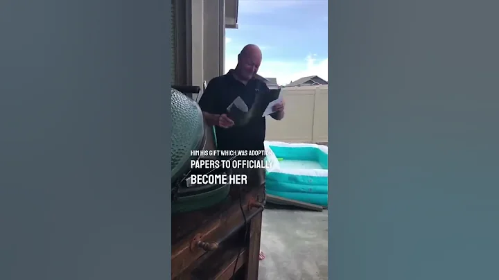 She surprised her stepdad with adoption papers on Father’s Day ❤️