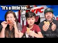 KID Taste Test EXPERT tries KFC CHICKEN SANDWICH for the first time | KFC vs CHICK-FIL-A Chicken