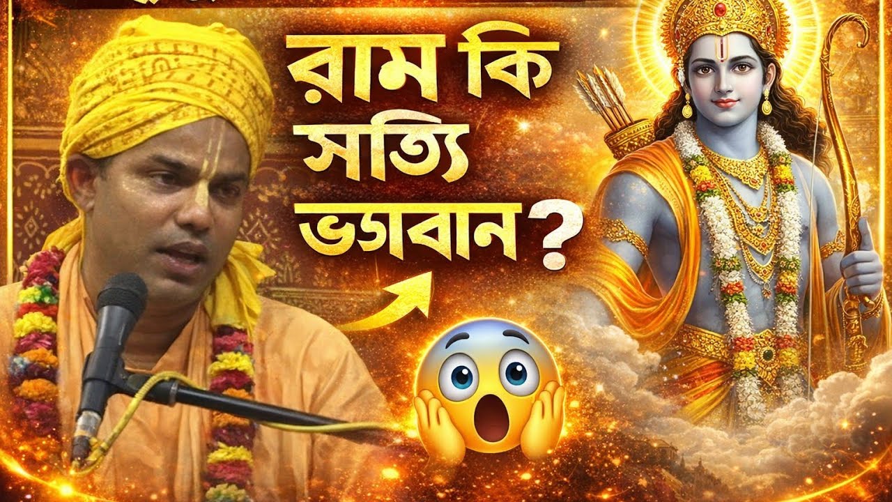 ইন্দ্র পুত্রের কেন সন্দেহ হল রাম কি সত্যি ভগবান ? বাংলা ভাগবত পাঠ ইস্কন/Bengali bhagwat path iskcon 