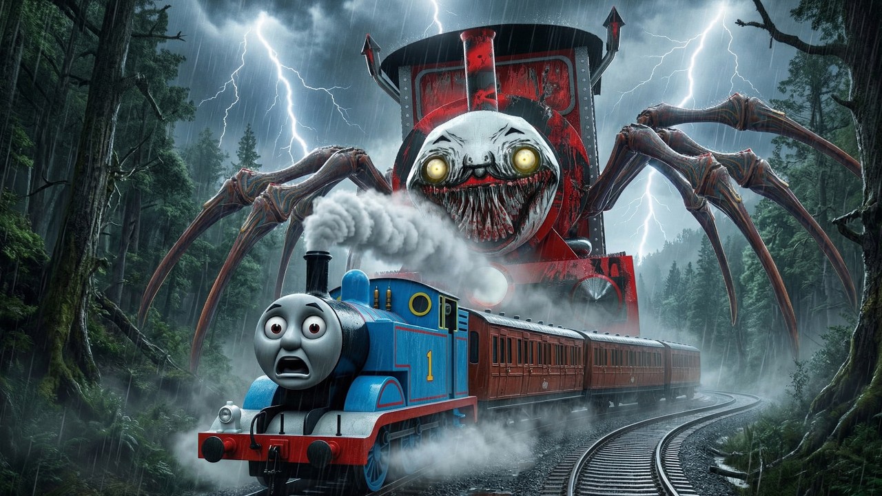 Choo Choo Charles vs Cursed Thomas  (Cartoon Animation)