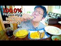 Korean Tries Budget Filipino Breakfast / Tuyo, Lucky me, Itlog