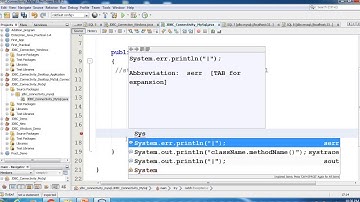 Java Database Connectivity Using MySql