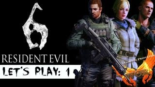 Resident Evil 6 | Co-op With Undead Corpse  - Chris and Piers on Professional  Game #1