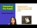 Calculate Day Supply for Inhalers | Step-by-Step Guide