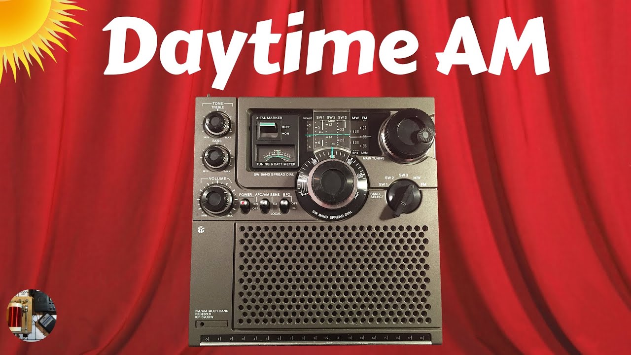 Sony ICF-5900W Classic Shortwave Radio Daytime AM