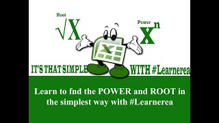 How to Find the POWER and SQUARE ROOT value in EXCEL | How to Calculate the Root and Square in Excel screenshot 4