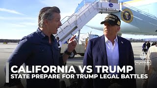 California versus Trump: State prepares to fight president's policies in court