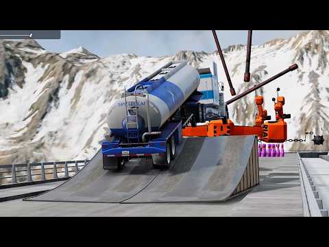Realistic High-Speed Car Crashes in BeamNG.drive| Ultra Detailed Crash Compilation