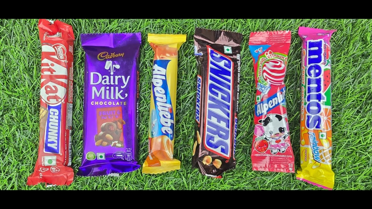 KitKat Chunky, Dairy Milk Fruit & Nut, Snickers & Mentos | Big Chocolate & Candy Unboxing 🍫