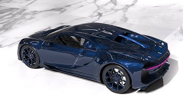 Bugatti rendering achieved by Keyshot V2 #keyshot #carrender