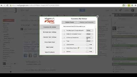 Gmail Sync for Infusionsoft