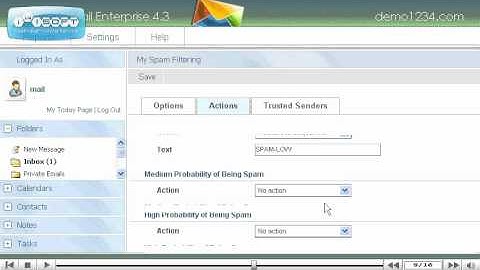 BMChosting SmarterMail spam video tutorial