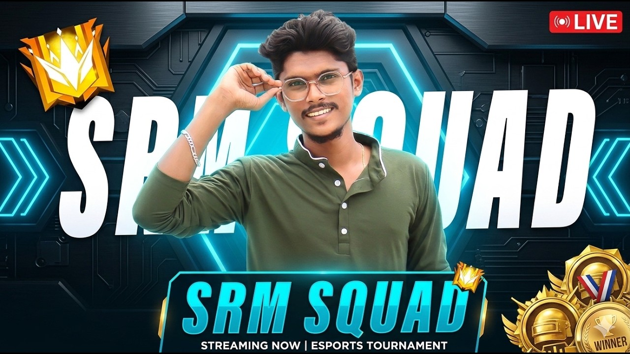 🔴 SRM GAMING BR RANK PUSH ON LIVE 🔴