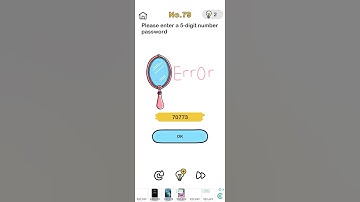 Brain out: level 79 please enter a 5-digit number password