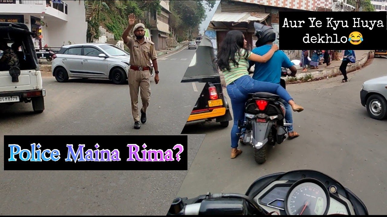 Ride In Tura town🏍️ *Ye Ride Me 👮‍♂️Police Pakgra Kyu? Sera Bera Salgipa Bangani Asel Dake Dakjok 😞