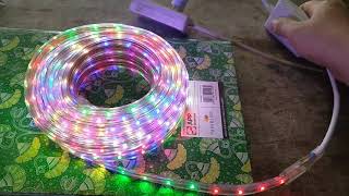 lampu natal led selang amankah kena hujan?